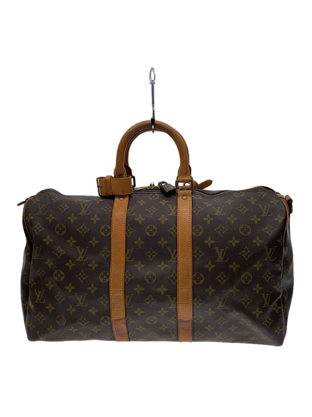 LOUIS VUITTON Keepall Bandouliere Canvas Brown